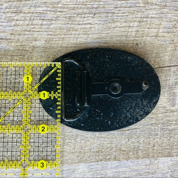 Vintage Eagle and arrows US metal oval belt buckle for 1.5 inch Belt - Picture 7 of 7